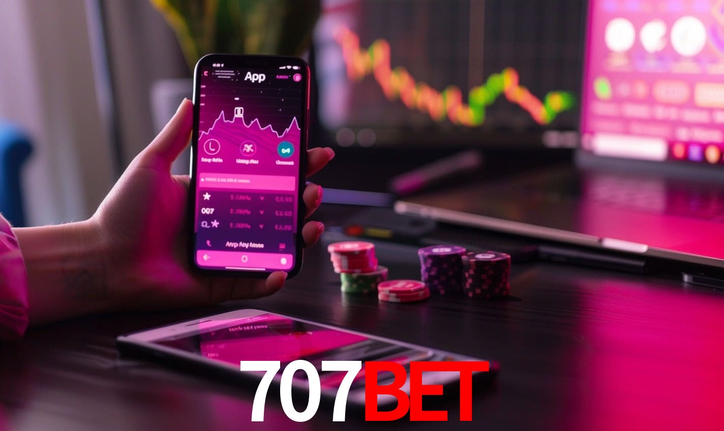 Comparação APP mobile vs versão web da 707bet